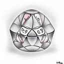 Dice tattoo design idea