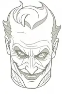 joker tattoo design idea