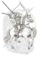 sagittarius tattoo design idea