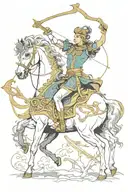 sagittarius tattoo design idea