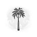 Palm Tree tattoo design idea
