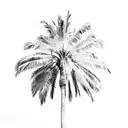 Palm Tree tattoo design idea