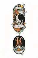 lettering tattoo design idea