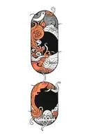 lettering tattoo design idea