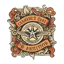 script tattoo design idea