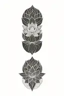 lotus tattoo design idea