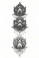 lotus tattoo design idea