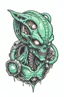 alien tattoo design idea