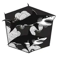 shark tattoo design idea