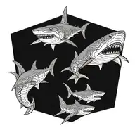 shark tattoo design idea