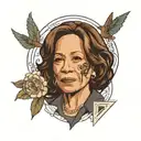 Kamala Harris tattoo design idea