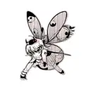 Ladybug tattoo design idea