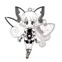 Ladybug tattoo design idea