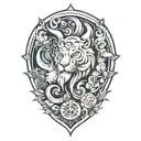 bicep tattoo design idea