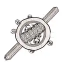 Dice tattoo design idea