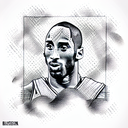 Kobe Bryant tattoo design idea