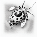 Ladybug tattoo design idea