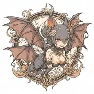 bat tattoo design idea