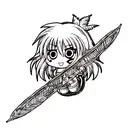 Feather tattoo design idea