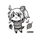 Feather tattoo design idea