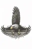 Eagle tattoo design idea