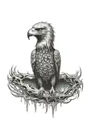 Eagle tattoo design idea