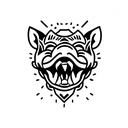 Foo Dog tattoo design idea