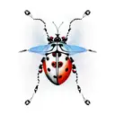 Ladybug tattoo design idea