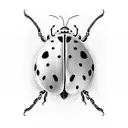 Ladybug tattoo design idea