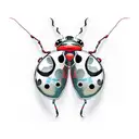 Ladybug tattoo design idea
