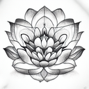 Lotus Flower tattoo design idea