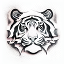 Tiger tattoo design idea