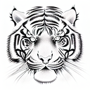 Tiger tattoo design idea