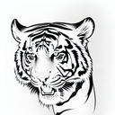 Tiger tattoo design idea