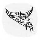Wing tattoo design idea