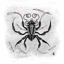 Scorpion tattoo design idea