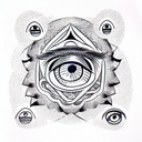 All Seeing Eye tattoo design idea