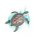 Turtle tattoo design idea