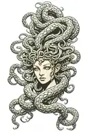 medusa tattoo design idea