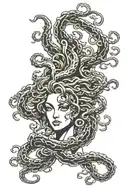 medusa tattoo design idea