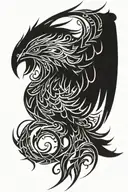 phoenix tattoo design idea