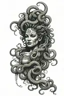 medusa tattoo design idea