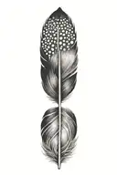 feather tattoo design idea