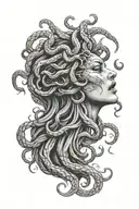 medusa tattoo design idea