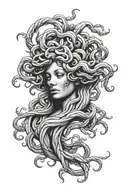 medusa tattoo design idea