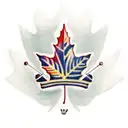 Maple Leaf tattoo design idea