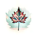 Maple Leaf tattoo design idea