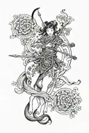 sagittarius tattoo design idea