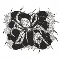 spider tattoo design idea