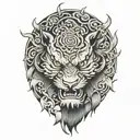 3d tattoo design idea